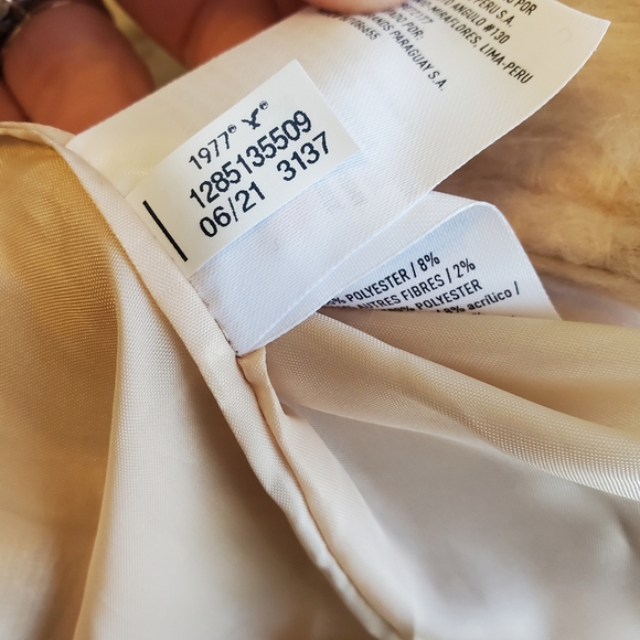 American Eagle Brushed Check Oversized Shacket Coat Size Small - Picture 5 of 11